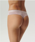 Stringi Atlantic 3CLP-013 Thongs A'3 S-XL beżowy-waniliowy-niebieski