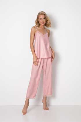 Piżama Aruelle Noelle Long w/r XS-2XL różowy