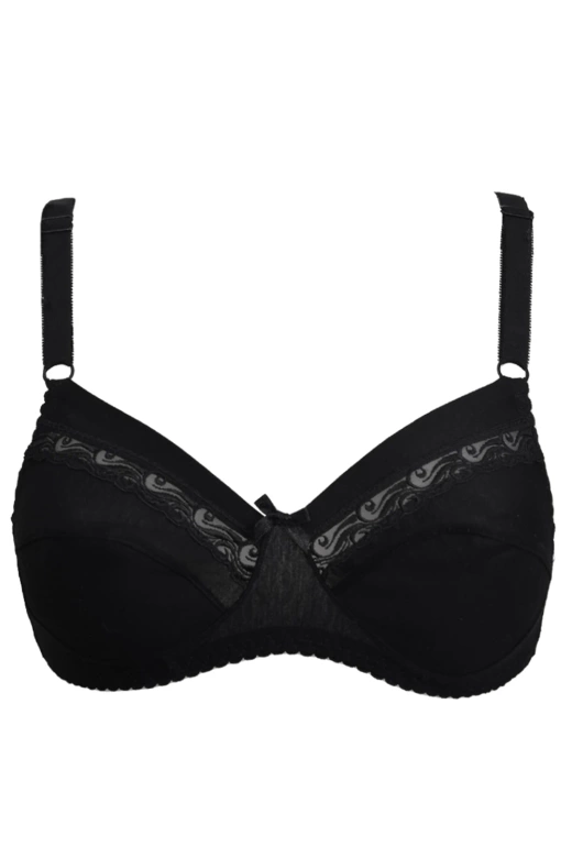 Biustonosz Bawełniany Miękki Falck 90, nero/czarny