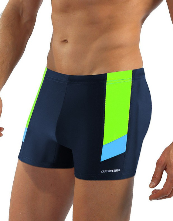 Bokserki kąpielowe Sesto Senso art.381 M-2XL czarny
