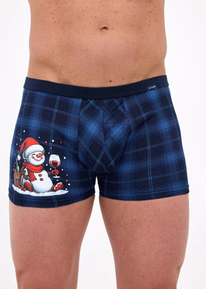 Bokserki Cornette 007/80 Toast Christmas S-2XL granatowy