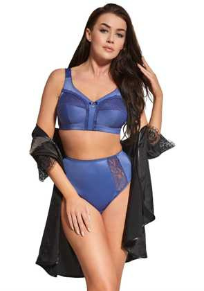 Biustonosz soft bez fiszbin Viki 585 70-95 atramentowy