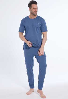 Piżama Cornette 462/287 Lofoten kr/r  M-2XL męska jeans