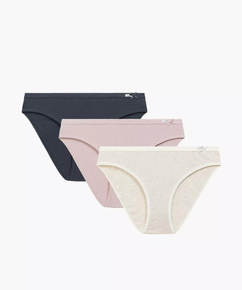 Figi Atlantic 3CLP-002 sport A'3 S-XL grafitowy-różowy-beżowy