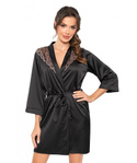 Szlafrok Donna Sabrina S-2XL czarny