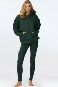 Modny komplet damski/dres ze legginsami OSEYE, zielony