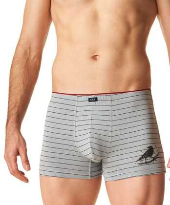Bokserki Key MXH 400 B24 M-2XL szary