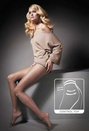 Rajstopy Veneziana Invisible Control Top 10 den 2-4 nero