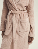 Szlafrok Henderson Ladies 43602 Devyn S-2XL dusty rose