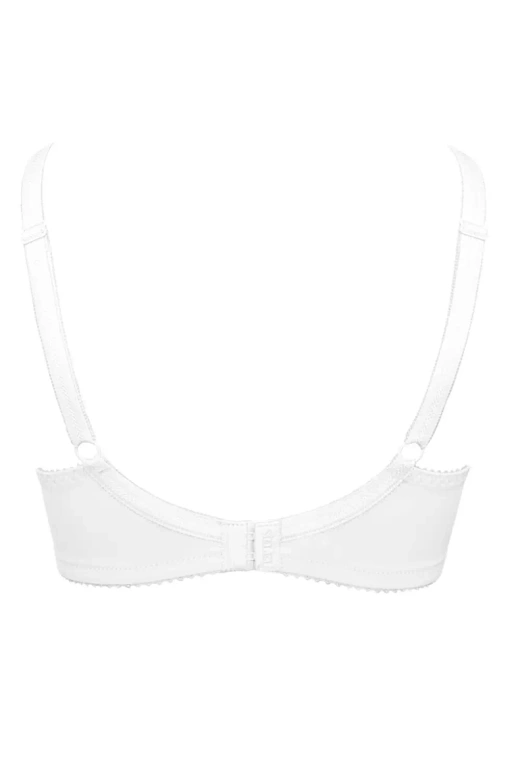 Gładki Miękki Biustonosz Donna 1962, bianco/biel