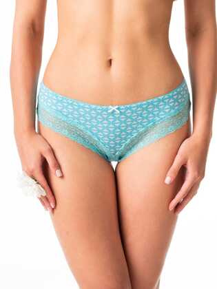 Figi Key LPB 990 A24 A'2 S-XL turkusowy-zielony