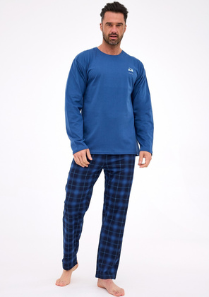 Piżama Cornette 124/306 dł/r Denali 2 3XL-5XL męska jeans