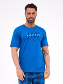 Piżama Cornette 134/303 Marathon 3 kr/r S-2XL męska cobalt