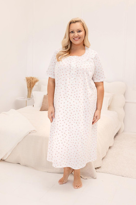 Koszula Regina 019 kr/r 2XL-4XL W26 damska różowy