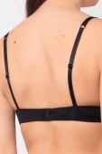 Biustonosz Push-Up z niewidocznymi fiszbinami Fantastic 1368, nero/czarny