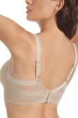 Gładki miękki biustonosz bez fiszbin BETTY, beżowy tierra