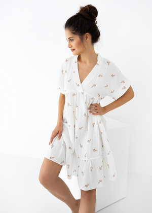 Koszula Sensis Nastia kr/r S-XL ecru