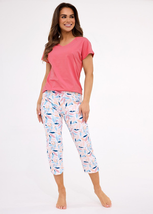 Piżama Cornette 372/472 Louisa 2 kr/r S-2XL damska różowy