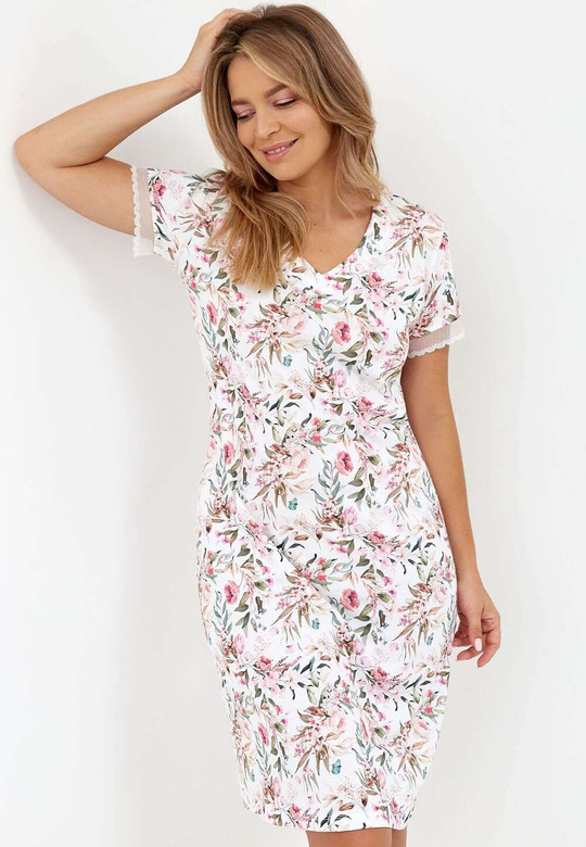 Koszula Cana 166 kr/r S-XL różowy-szmaragdowy