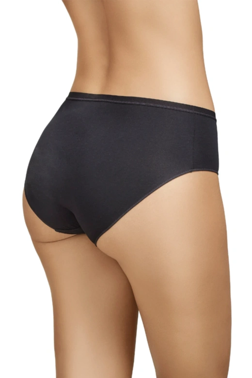 Dwupak bawełnianych fig z wysokim stanem braga 401, negro-czarne