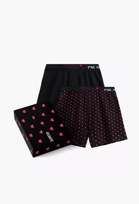 Bokserki Atlantic 2GMB-011 A'2 S-2XL czarny