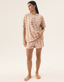 Piżama Henderson Ladies 42647 Nubes kr/r S-2XL sand