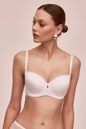 Biustonosz usztywniany Alles Elena II U biały