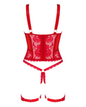 Gorset Obsessive Belovya Corset czerwony