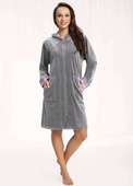 Szlafrok Luna 289 M-2XL damski koralowy