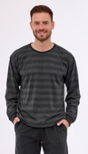 Piżama Cornette 117/280 Loose 15 dł/r S-2XL męska grafitowy