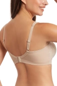 Miękki biustonosz bez fiszbin i usztywnień Marivi, tierra/beż