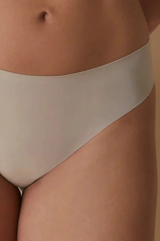 Bezszwowe, klasyczne figi BIKINI 501, tierra-beż