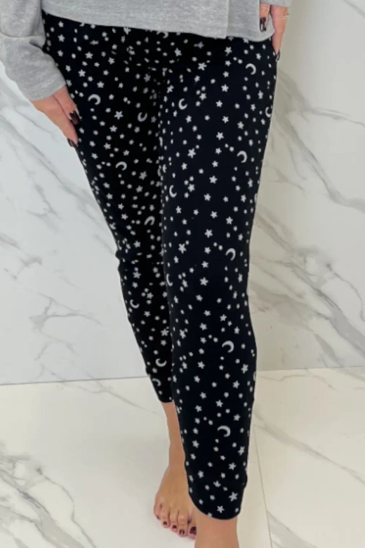 Słodka, miła piżama damska SHEARLY, szara