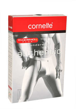 Kalesony Cornette Authentic 049 Thermo Plus M-3XL czarny