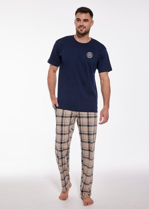 Piżama Cornette 136/166 Canada kr/r 3XL-5XL męska granatowy