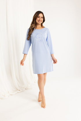 Koszula Regina 163 3/4 2XL-3XL Z25/26 damska niebieski