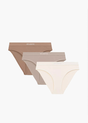 Figi Atlantic 3CLP-012B Sport A'3 S-2XL ecru-beżowy