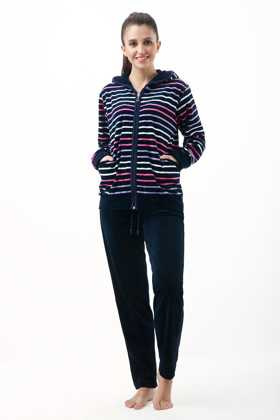 Dres Luna 341 M-2XL damski śliwkowy