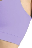 Damski Biustonosz Sportowy Miękki na Ramiączkach AT07, viola-fioletowy
