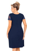 Koszula Donna Livia kr/r 3XL-6XL dark blue
