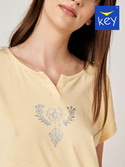 Piżama Key LNS 794 A24 kr/r S-XL żółty