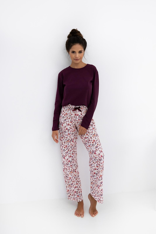 Piżama Sensis Heidi dł/r S-XL burgund