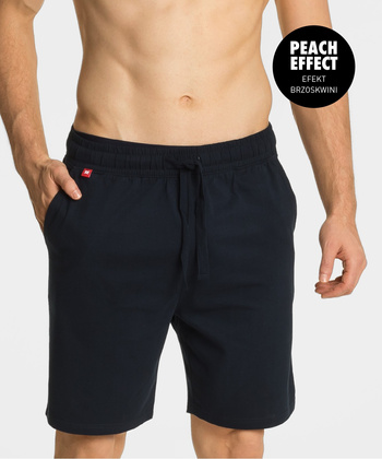 Spodenki piżamowe Atlantic NMB-039 S-2XL granatowy