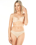 Biustonosz push-up Mefemi Lena 02 beżowy