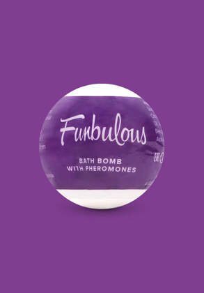 Kula do kąpieli z dodatkiem feromonów  FUN , fioletowa