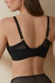 Usztywniany biustonosz bez fiszbin Nadia, negro-czarny