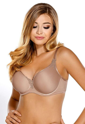 Biustonosz usztywniany Mefemi Anita Big mokka