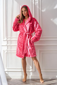 Szlafrok L&L 2550 Amira S-XL damski malinowy
