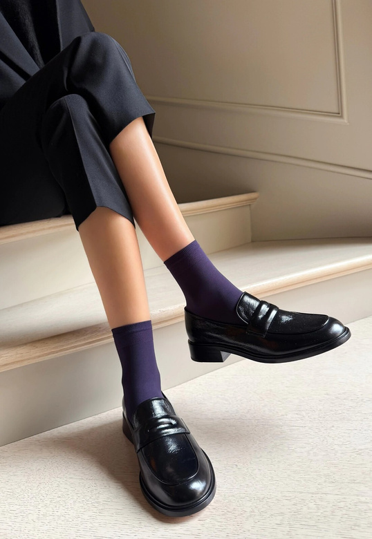 Skarpetki Veneziana Katrin 40 den black