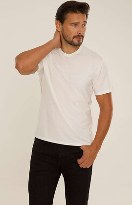 Koszulka De Lafense 828 T-shirt Chandler M-2XL ecru